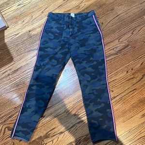 Girlfriend Khaki Camo Pants